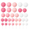 The Baked Studio - 32 Pieces Cake Decorating Balls With 4 Sizes In Pack - White, Light Pink, Pink & Hot Pink (Mixed Colour Bundle 3)