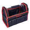 Amtech - Tool Tote Bag, Open Tote Tool Bag with 19 Pockets for Electricians, Technicians, Plumbers, and More, Heavy Duty and Waterproof, Cushioned
