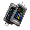 diymore USB Tester Meter USB-C Current Meter Current Voltage Power Meter,12A PD Battery Power Bank Capacity Ammeter With Curve Display