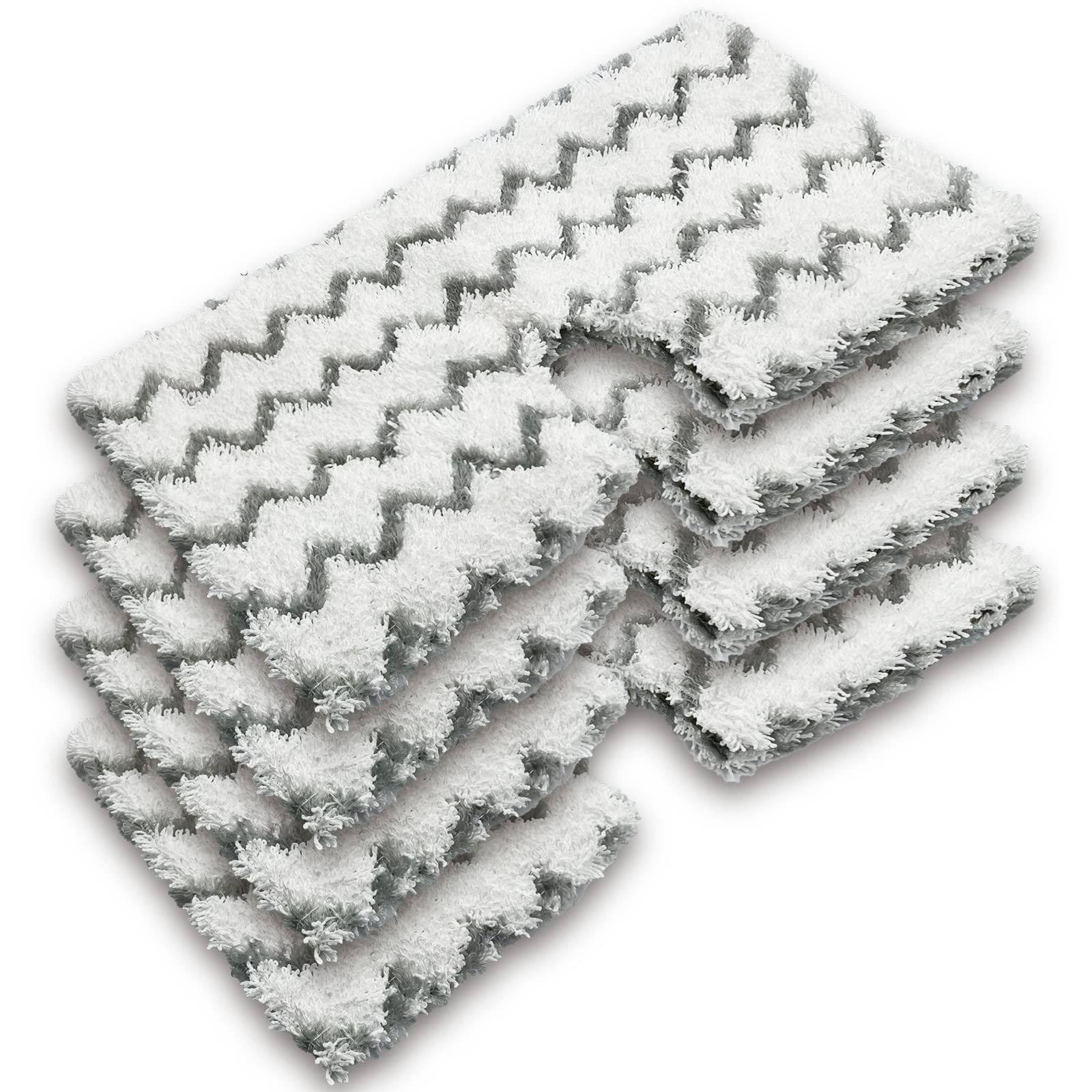 HDDICE Pack of 4 Steam Mop Replacement Pads for Shark Klik n'Flip S6001UK S6003UK and S6005UK