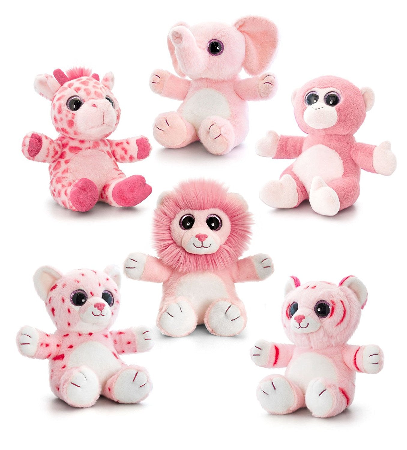 Wild Pink Animals - Monkey, Bear, Elephant, Lion, Tiger or Giraffe (Giraffe)
