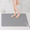 Yolife Large Shower Mat, 60x90CM Non Slip Shower Mat for Inside Shower with Drain Holes and Suction Cups for Bathroom, No Odor Oversized Stand up