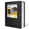 Nicpro 11x14 Art Portfolio Folder, 30 Pockets Display 60 Pages Art Painting Portfolio Binder with Clear Plastic Sleeves, Presentation Storage Book for