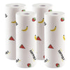 4 Rolls Multipurpose Non-Woven Fabric Roll, Sonwaha Disposable Cloths Lazy Reusable Dish Cloth Drying Towel Household Cleaning Cloth Kitchen Dish