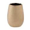 Gedy G-Astrid Bathroom Toothbrush Holder, Gold, Dimensions 11 x 8.3 x 8.3 cm, Weight 0.25 kg, Ceramic Toothbrush Holder, Year of Warranty 2, R&D