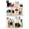 OBSGUMU Makeup Organiser Rotating, Acrylic Make Up Organiser, 360? Skincare Organiser Rotating for Perfume Cosmetic, Adjustable Large Capacity