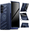 LEIAU Magnetic for Galaxy Fold 7 Case: Dual Kickstand Protective Phone Case [Compatible with MagSafe][Privacy Screen Protector] Rugged Hard 360? Full