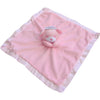 Baby Girls Pink Teddy Bear Comfort Blanket Comforter