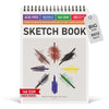 BEECHMORE BOOKS 9x12 Sketchbook ? 140 GSM Acid-Free Paper, 100 Perforated Pages, A4 Art Sketch Pad for Drawing & Sketching, Artists, Kids & Adults