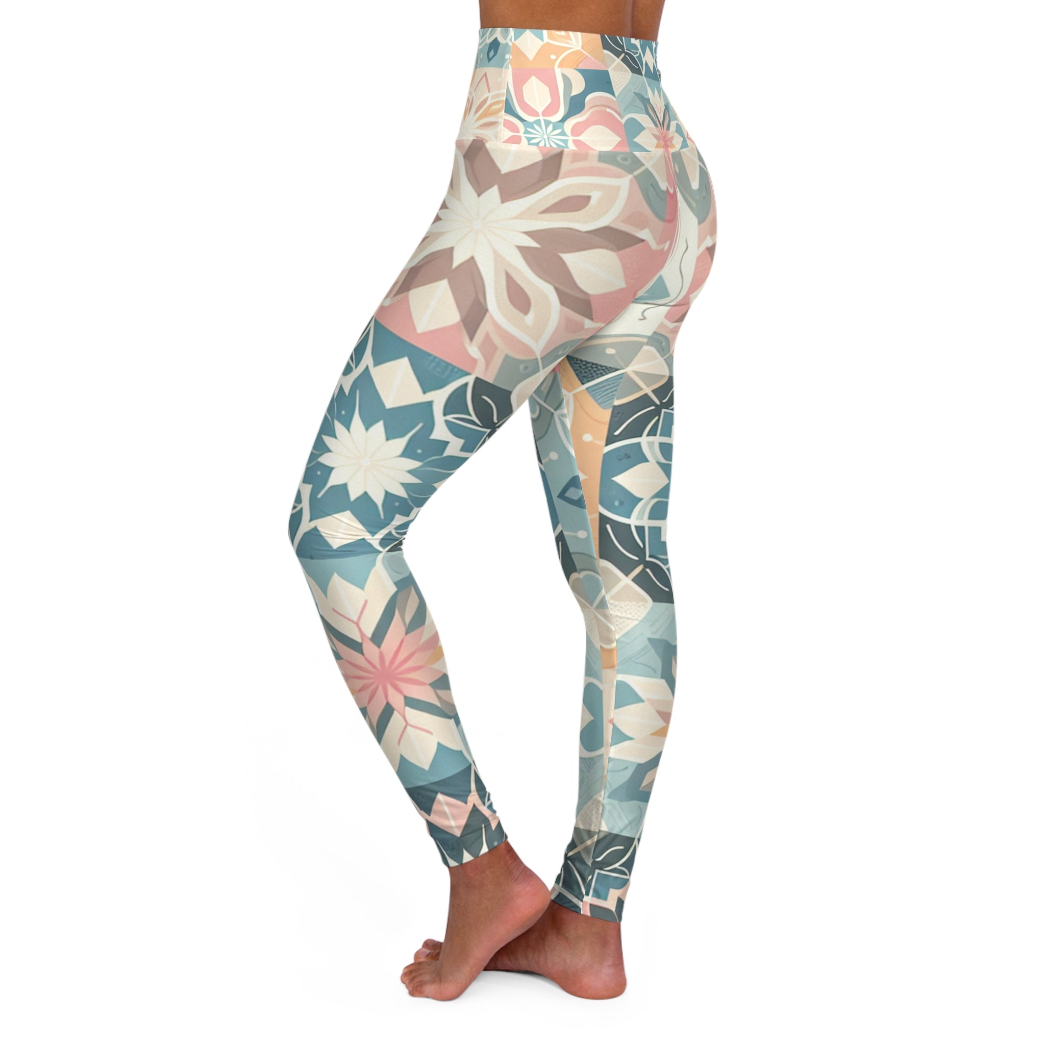 EmpowerFit Utopia Pastel Leggings - Soft, Dynamic Design for Modern Comfort & Style
