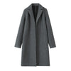 Women's Fashion Buckle-free Mid-length Loose Overcoat Coat