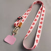 Mobile Phone Lanyard Crossbody Bag Solid Color Long Braces Detachable Multi-purpose Strap Rope