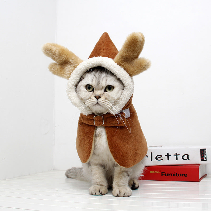 Cat cloak cold-proof shawl cloak