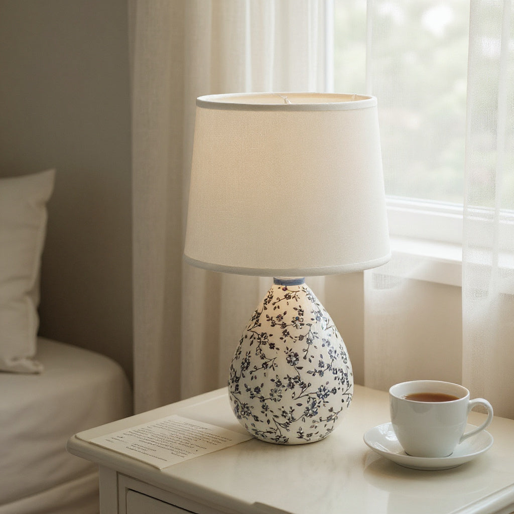 37CM LAMP AND SHADE