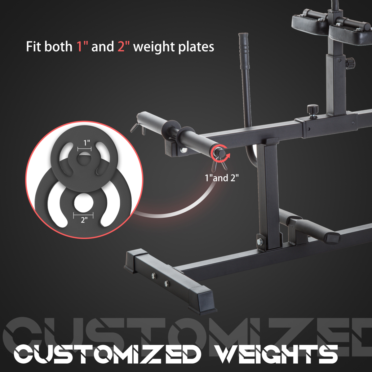 SPORTNOW Seated Adjustable Leg Extension Machine with Plate Loaded
