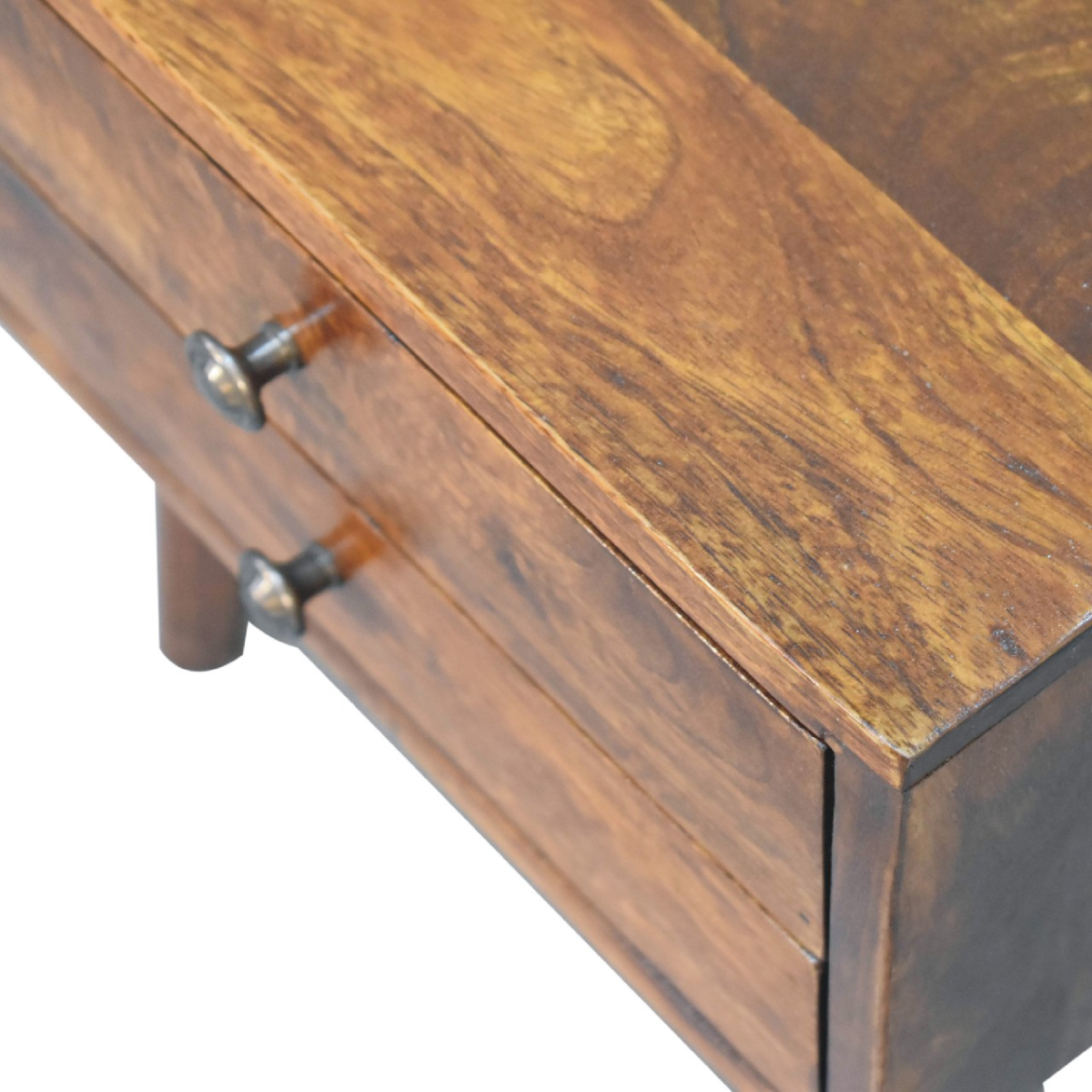 Artisan Furniture Solid Wood Mini Chestnut Modern Bedside