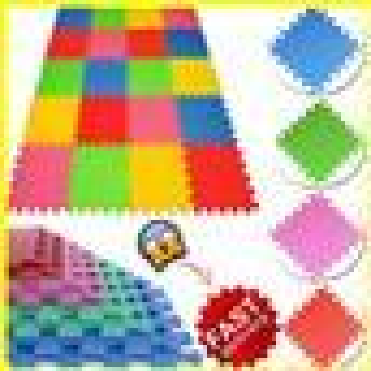 10 PACKS MULTICOLOR EVA INTERLOCKING MAT 30 X 30