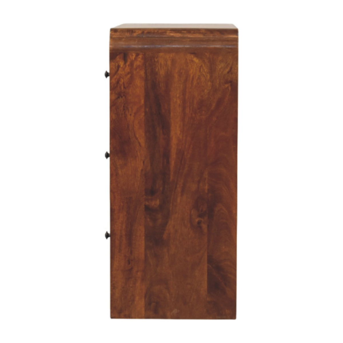 Artisan Furniture Solid Wood Newton Chestnut Chest, 3 Drawers, Dark Brown