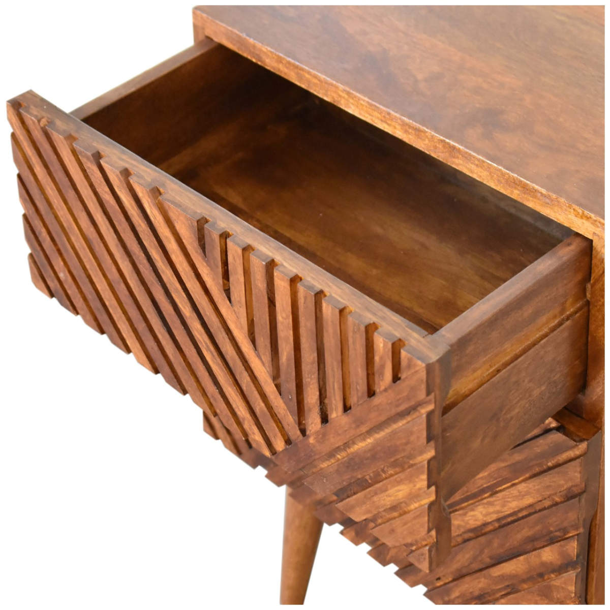 Artisan Furniture Solid Wood Lille 2 Drawer Bedside