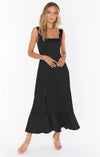 Temperament Suspender Split Dress With Lace-up Design Fashion Summer Ruffled Beach Dresses For Women