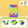 Snake Twist Cube Stress Relief Educational Toys Children Gifts Magic Snake Ruler Puzzle Folding Educational