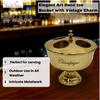 36cm GOLD 4 BOTTLE CHAMPAGNE BUCKET