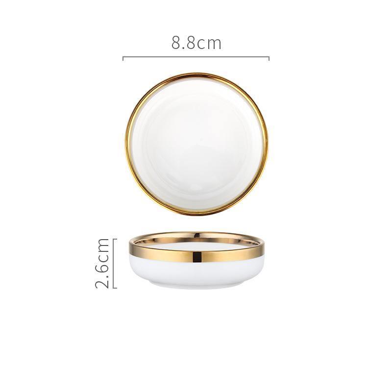 8 Pieces Dinner Set, Pink Or White