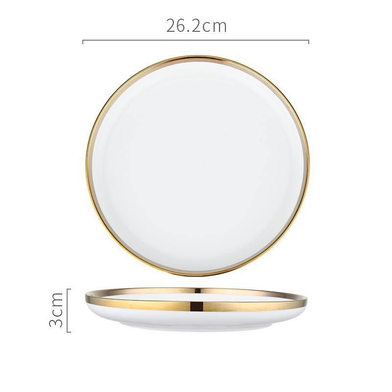 8 Pieces Dinner Set, Pink Or White