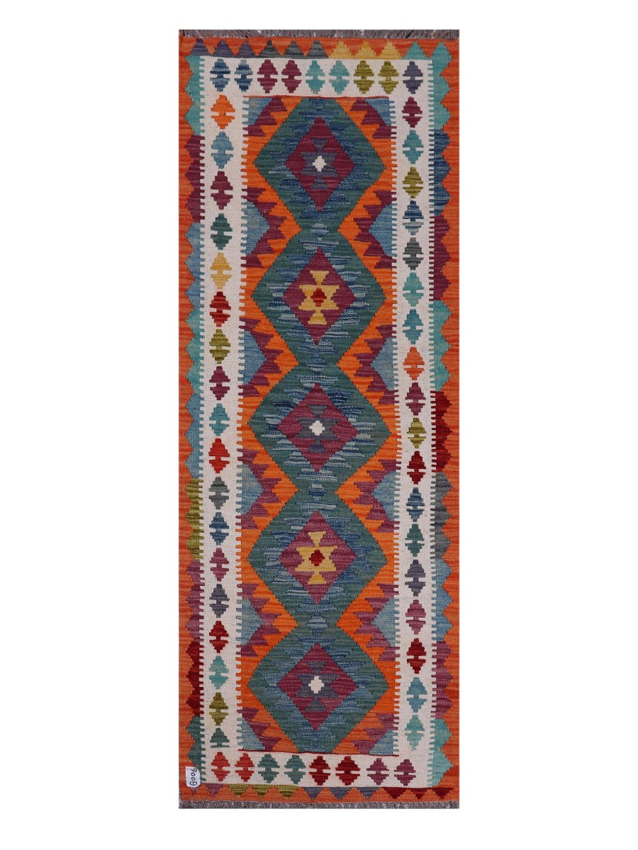 Maimana Kilim - 208 x 75 cm