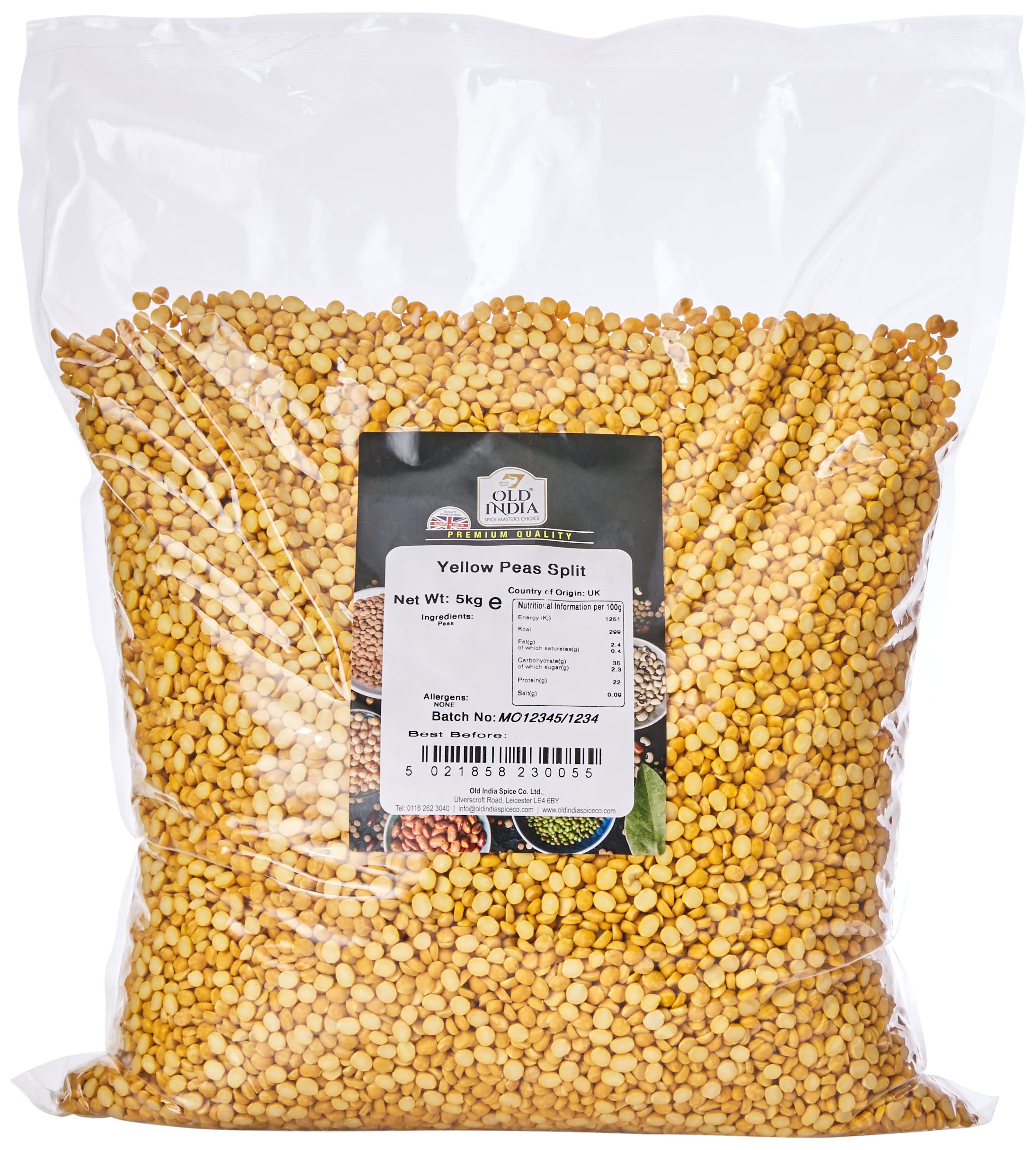 Old India Yellow Peas Split 5kg