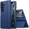 SIXBOX for Samsung Galaxy Z Fold 7 Case with Hinge Protection & Kickstand, Front Glass Screen Protector, Slim & Rugged, Hard Full Cover, Daily