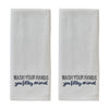 SKL Home Towel (2-Pack), Cotton, Wash Your Hands,16 x 25