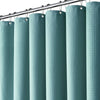 BTTN Waffle Shower Curtains, Heavy Duty Mould Proof Resistant Weighted Fabric Shower Curtain for Bathroom, Waterproof Washable Thick Hotel Luxury
