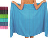 Betz XXL bath towel - large beach towel - sauna towel made of 100% cotton - beach towel - 90x180 cm ? LINES colour aqua blue