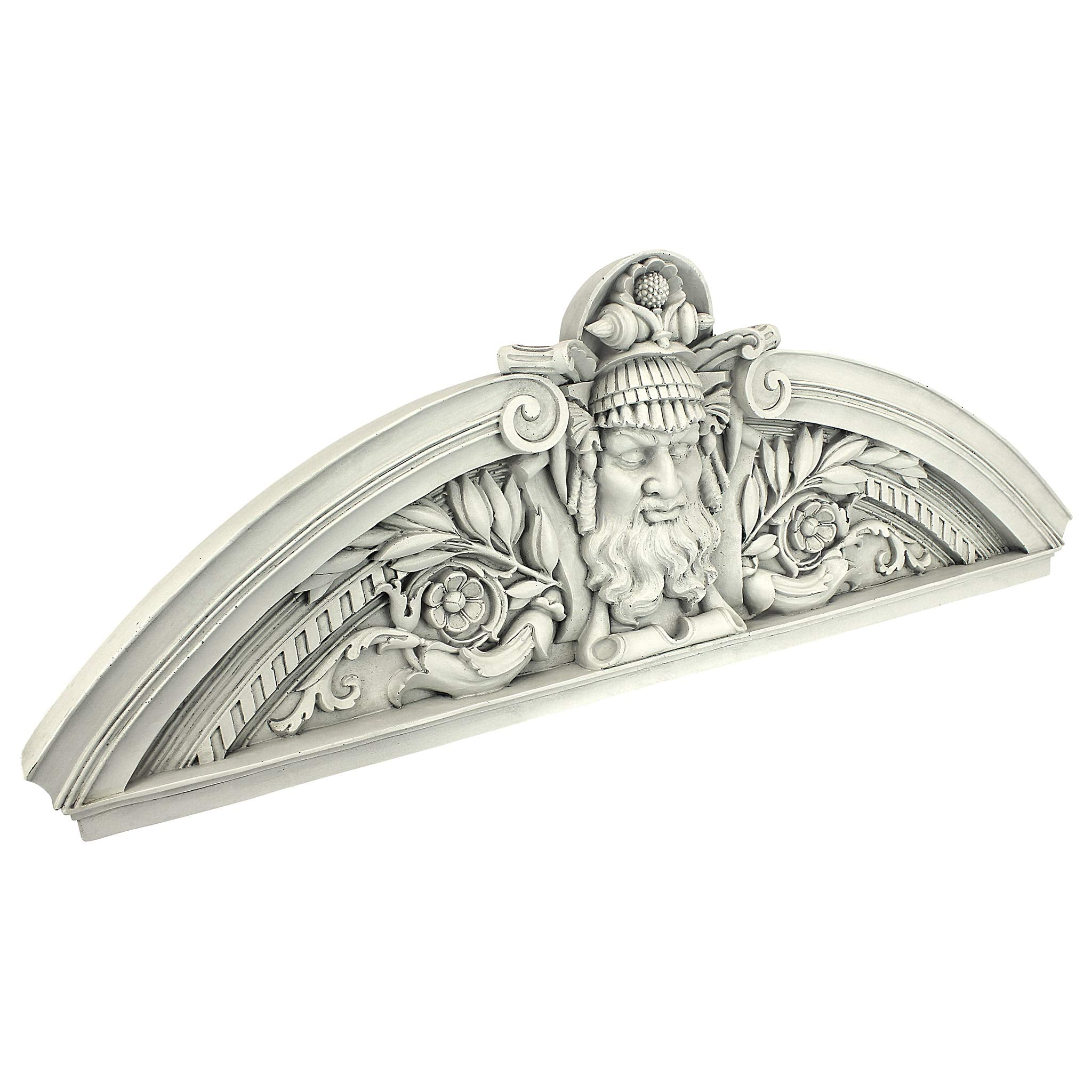 Design Toscano Prometheus, the Rebel Titan Sculptural Wall Pediment