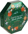 Pan Aroma Christmas Tea Light Candle Advent Calendar 24 Festive Countdown Scented Tea Light Candles,Green