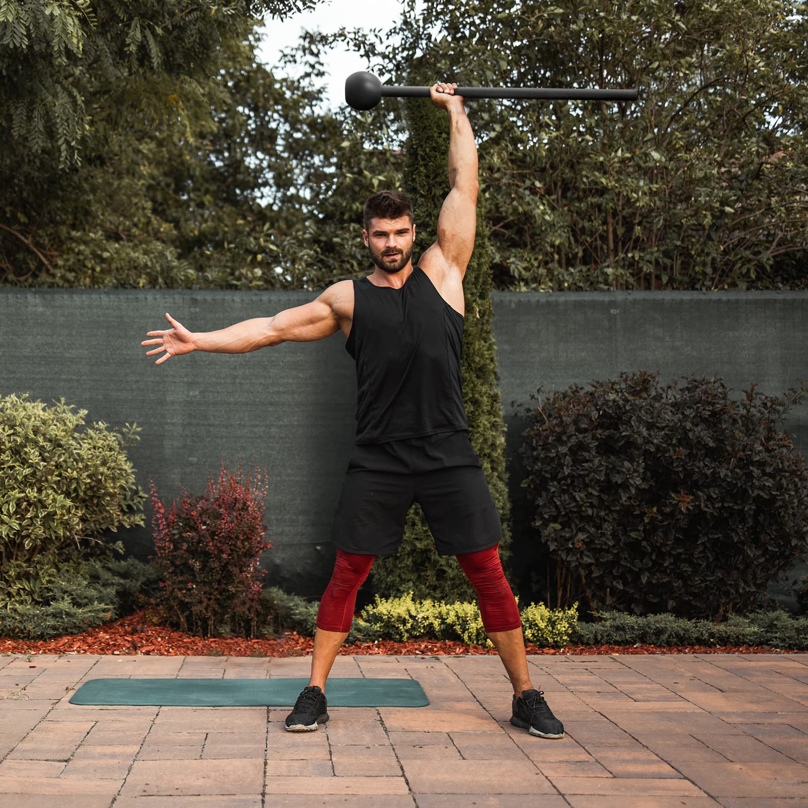 POWER GUIDANCE Steel Mace Perfectly Develop Stabilizer Muscles, Joints, and Core Strength(10kg)