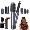 Airbrush 6 in 1 Multi Styler Air Brush Hair Styler MogaWave Air Styler 6 in 1 Magic Styler, Blow Dry Hair Brush, Air Curler, for Drying and Styling