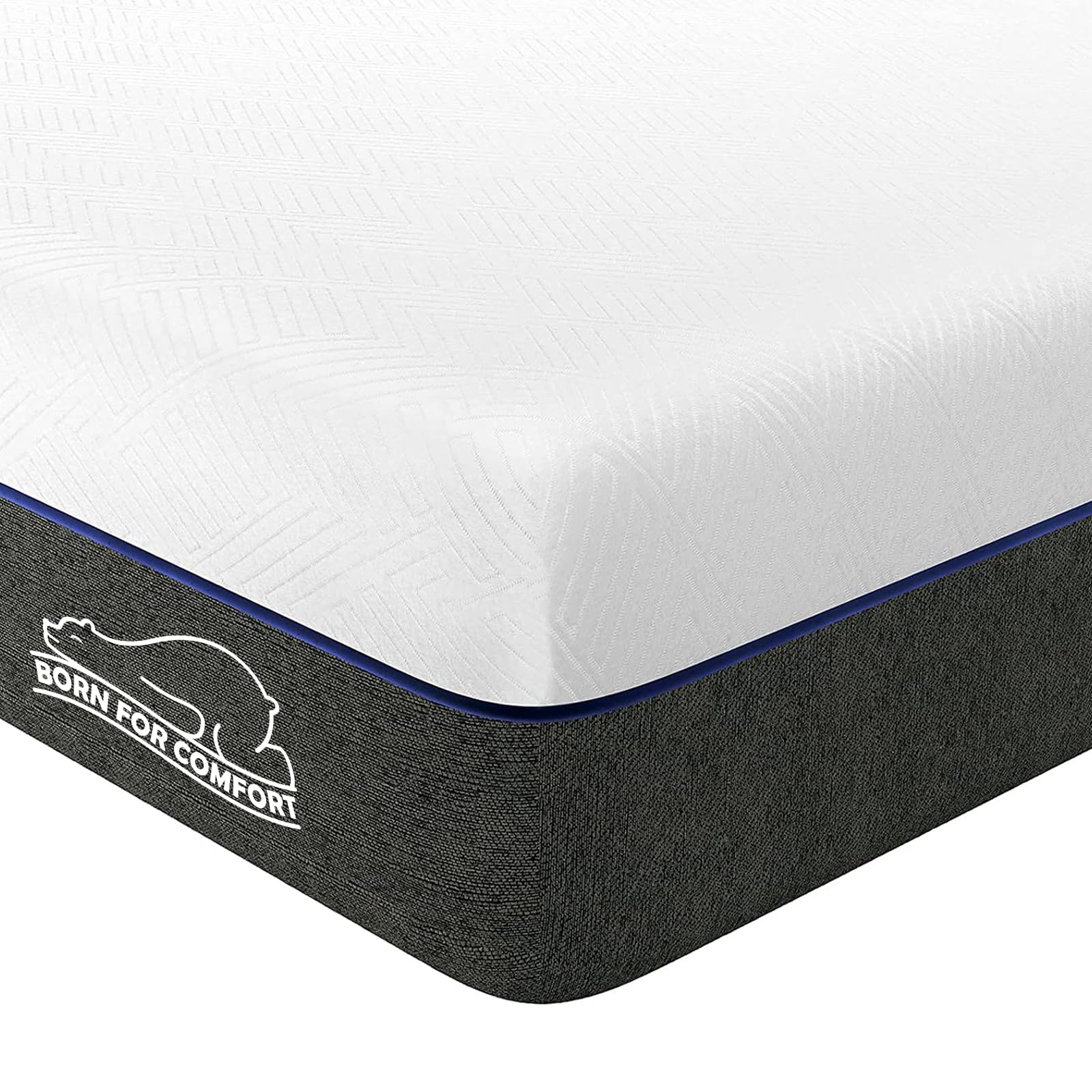 wowttrelax Single Memory Foam Mattress 3ft, 7 Inch Medium Firm Feel for Back Pain Relief, with Breathable Washable Cover, 2 Layer for More Supportive,