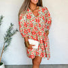 Women's Casual Loose-fit Printed Maxi Dress