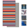 DARCHEN Microfiber Beach Towels Oversize Quick Dry Towel[1 or 4 Pack] Travel Swimming (B [1 Pack] - Benin, X-Large - 180 x 90 CM)