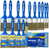 KingOrigin Versatile Paint Brush Set, 30 Pack, 5 Sizes Paint Brushes (0.5" 1" 1.5" 2" 2.5"), Small Paint Brushes for Walls, Furniture, Crafts -