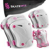 SKATEWIZ Kids Knee and Elbow Pads - PROTECT-1 - Knee Pads Kids Knee and Elbow Pads for Children - S Pink Kids Knee Pads Scooter Knee Pads Skate Pads