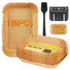 BYKITCHEN 120 PCS Airfryer Liners Disposable for Tower/Ninja Double Stack XL SL400UK Air Fryer, Paper Air Fryer Liners Accessories for Ninja