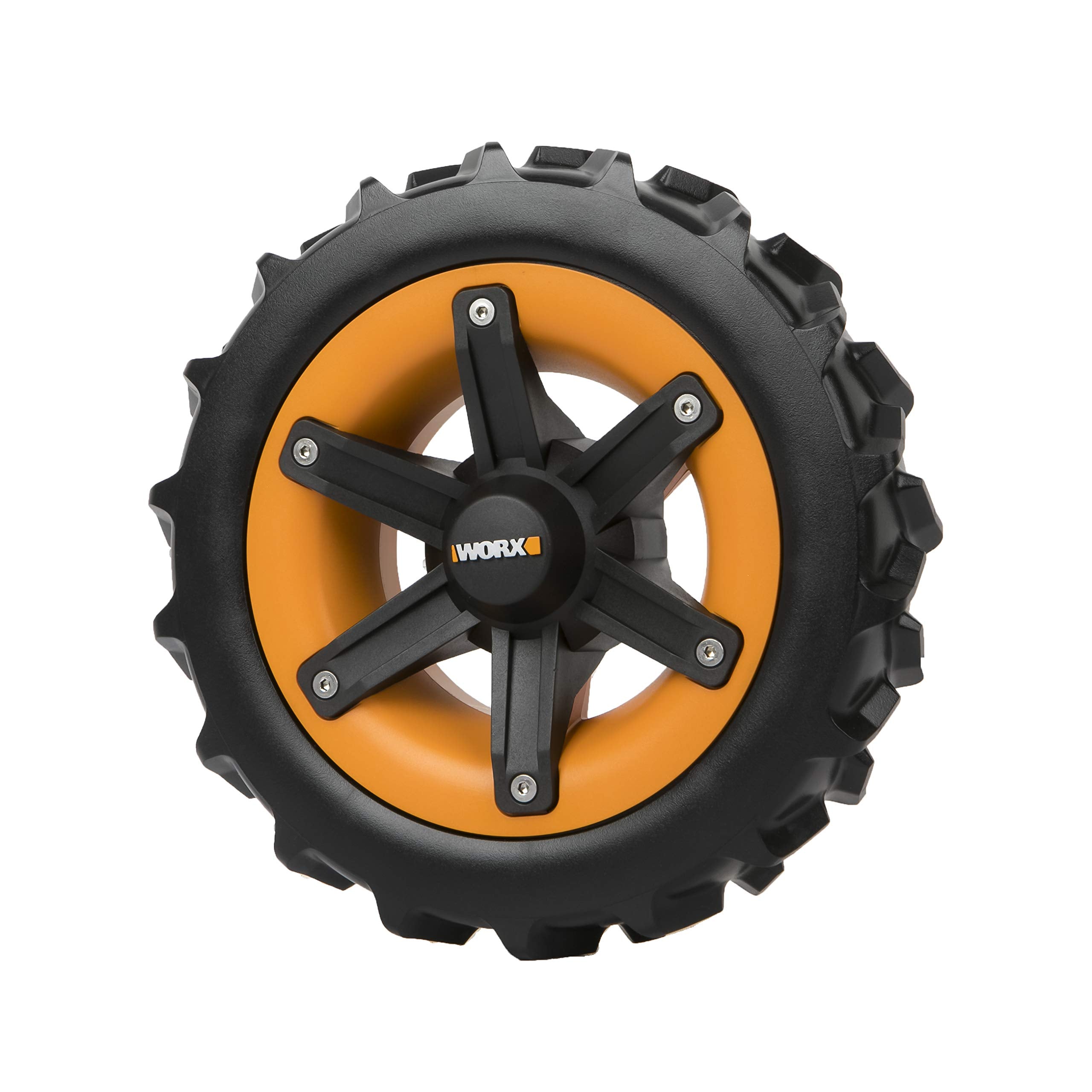 WORX WA0953 Landroid Wheels All-Terrain - for Soft Surface and Wet Lawn - Suitable for The Slope up to 22? or 40% - Easy Assembly - Not for Vision