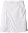 DII Men's Adjustable Shower Wrap with Velcro, 54x20, White