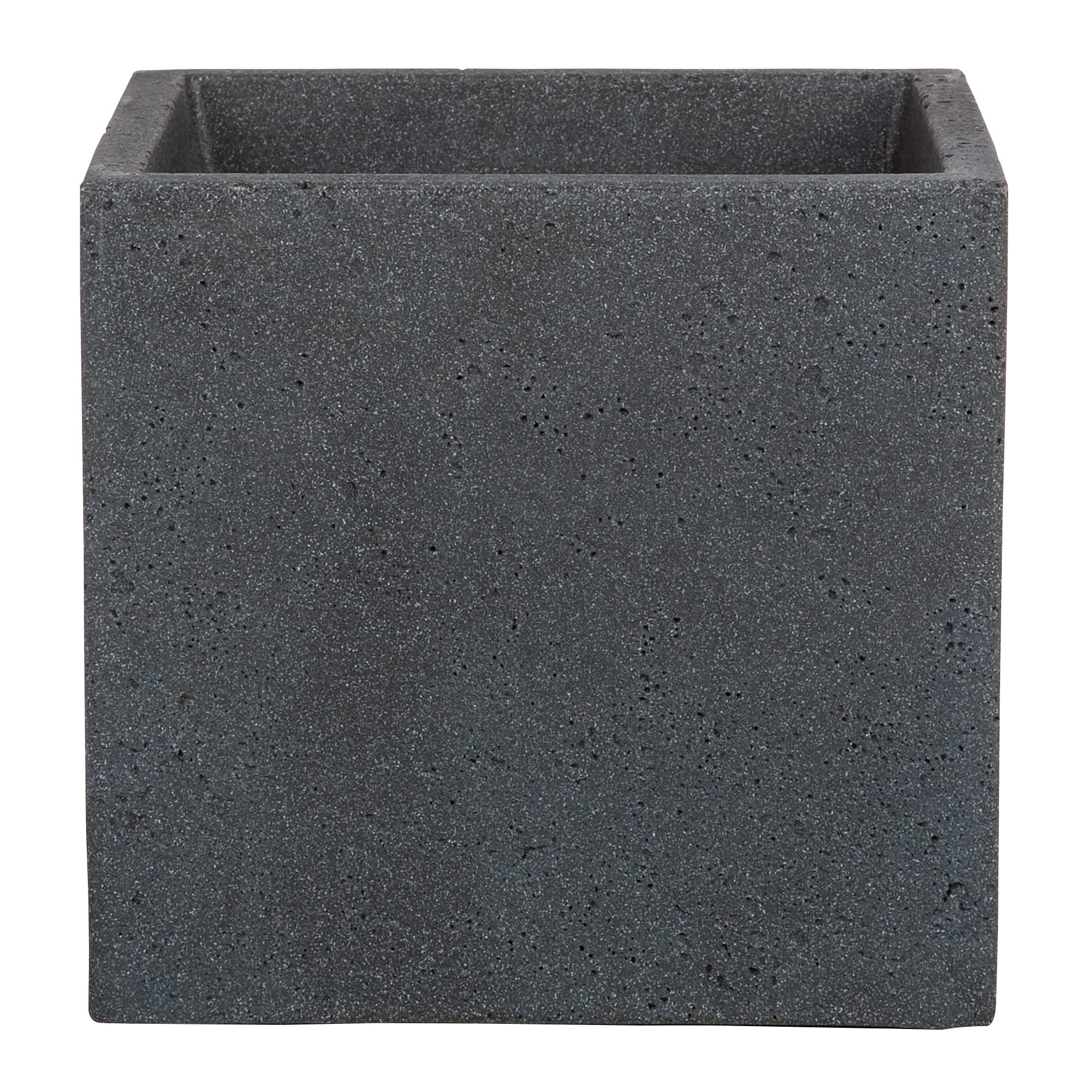 Scheurich C-Cube Planter Stony Black ? 40 cm, height 33 cm