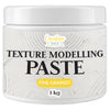 Creative Deco Modelling Paste Fine-Grained | 1 kg | White Texture Medium for Art Project, DIY, 3D Effect, Structure With Acrylic Paint
