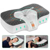 Elviros Cervical Memory Foam Neck Pillow for Side Sleeping, Orthopedic Pillows for Back and Stomach Sleepers, Adjustable Ergonomic Bed Pillow Pain