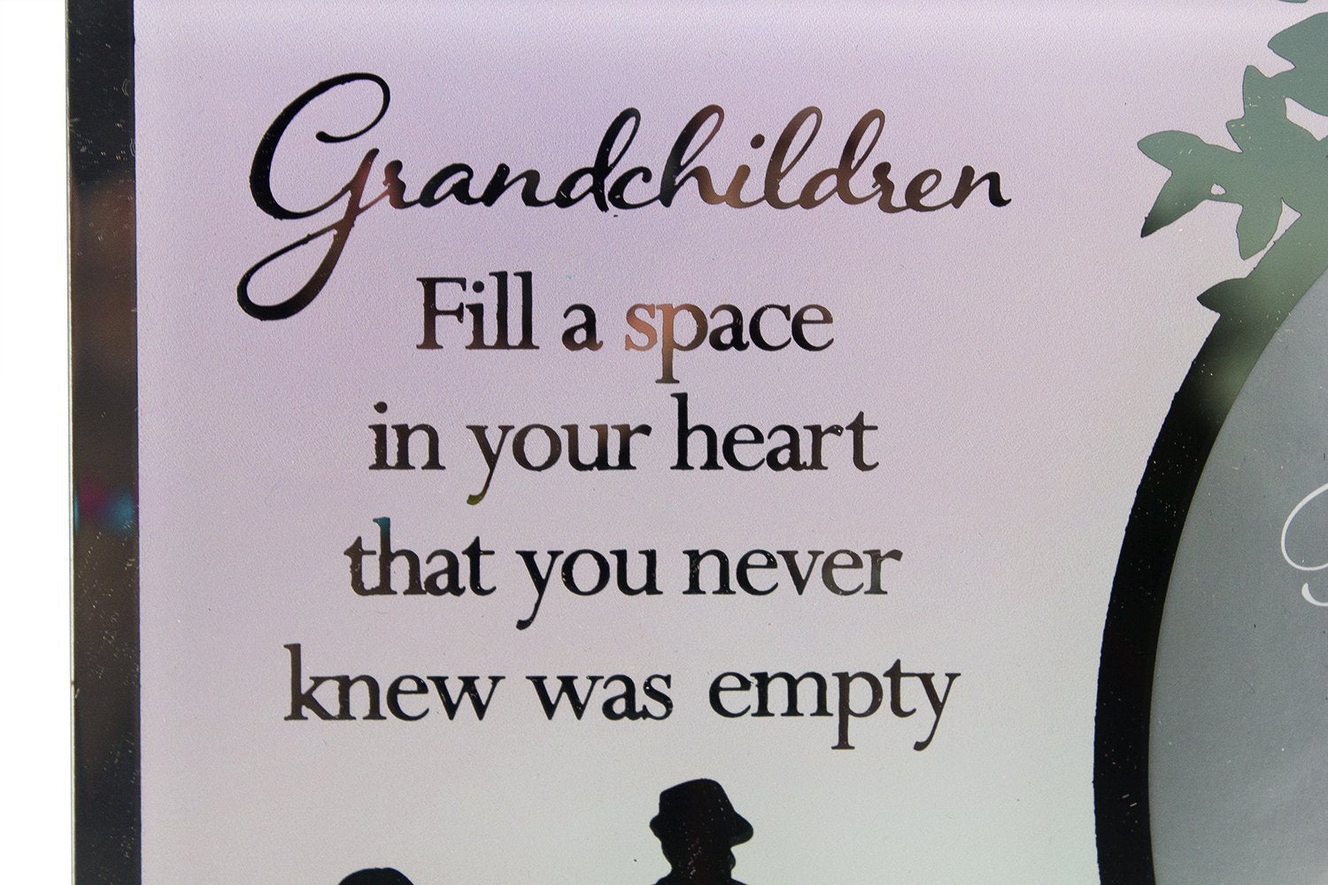 Grandchildren Sentiment - Fill a space in your heart photo frame gift